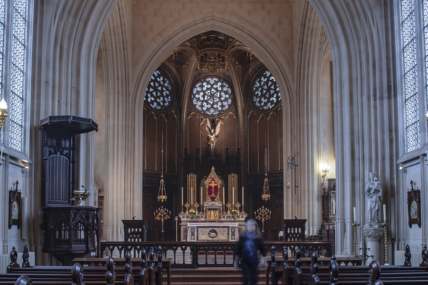 Interior of St Michaels Abbey Church