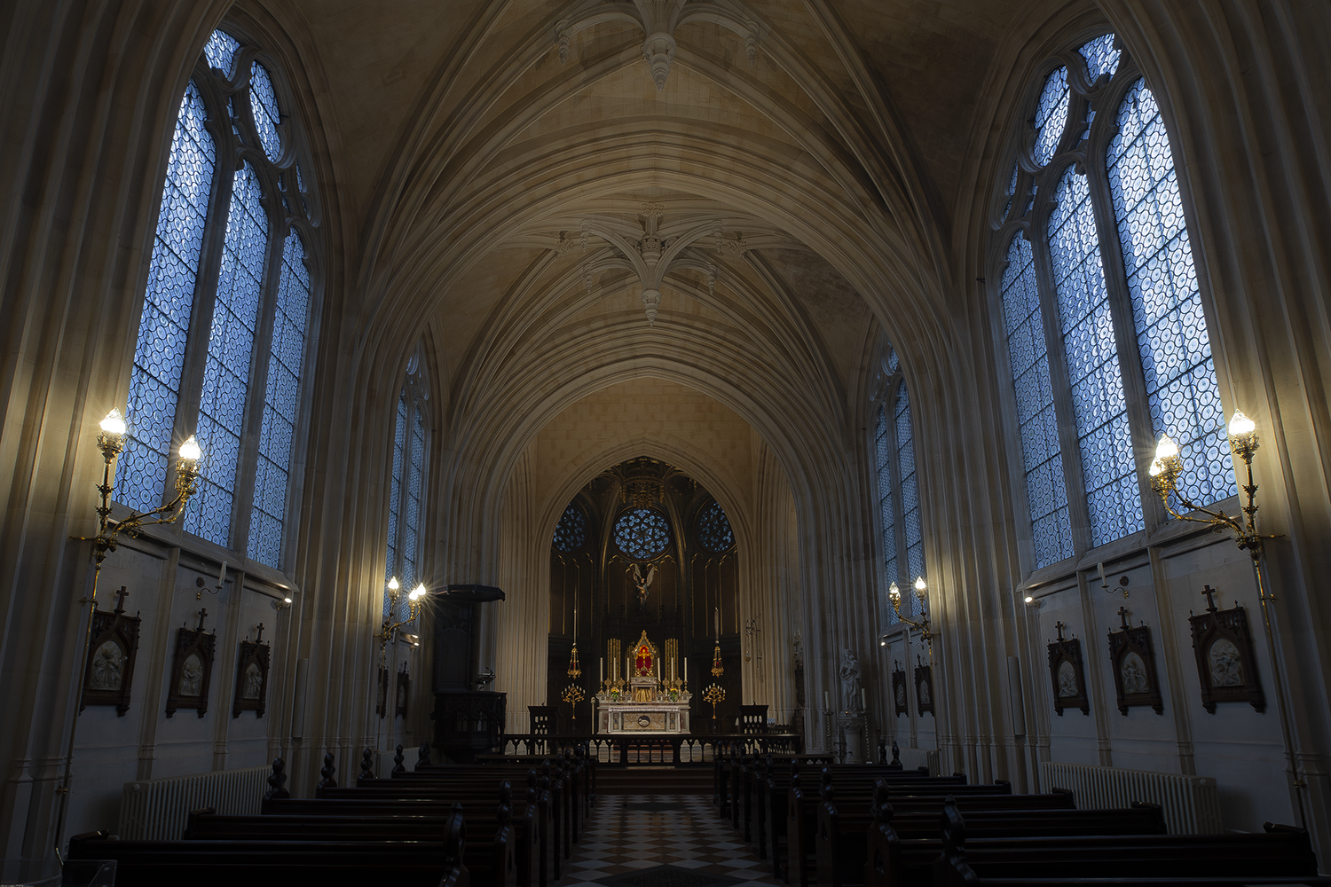 Interior of St Michaels Abbey Church