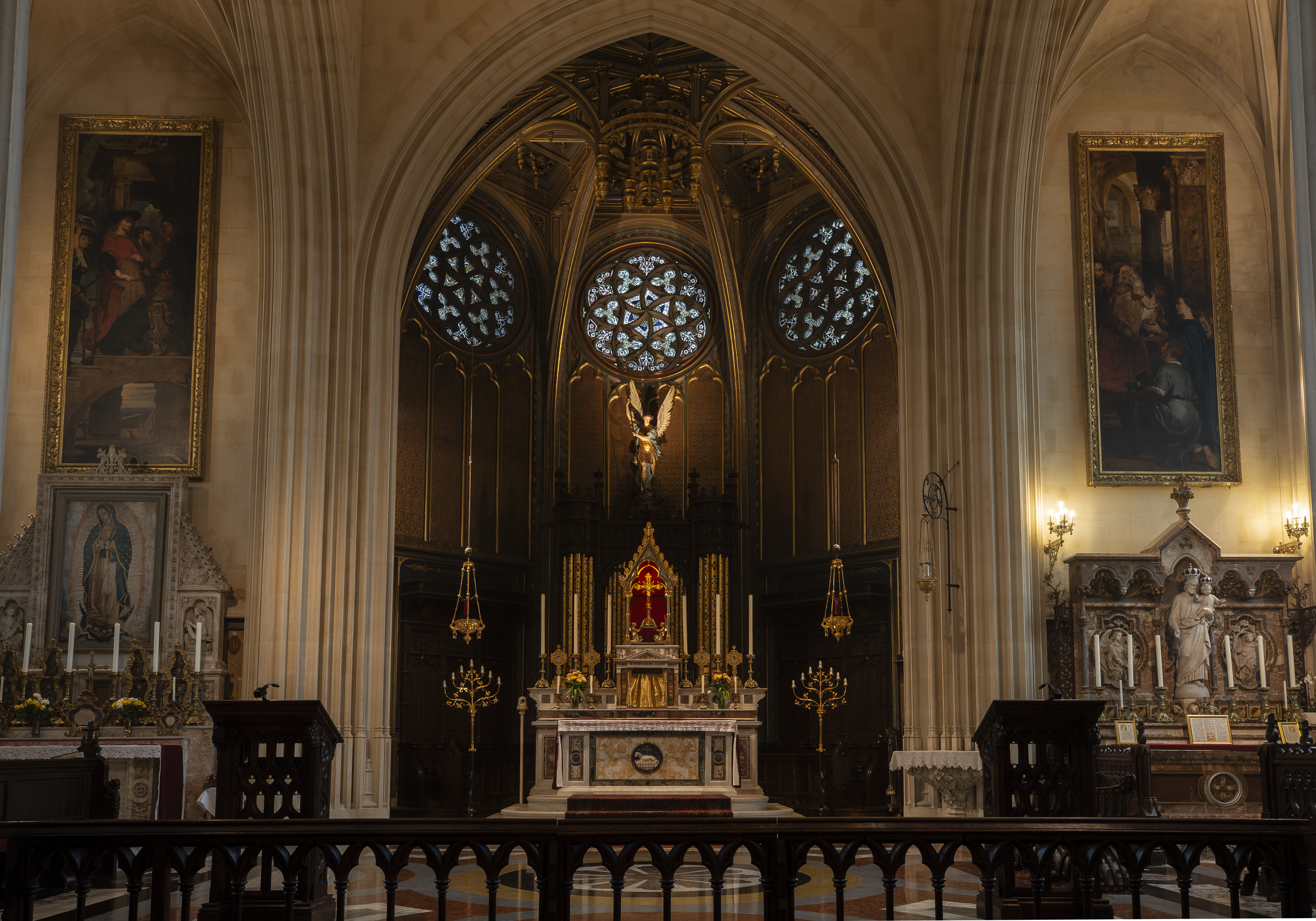 Interior of St Michaels Abbey Church